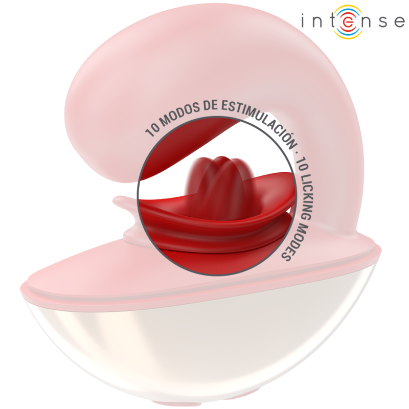 INTENSE - VIBRATEUR & STIMULATEUR MARIAH EN FORME DE U 10 VIBRATIONS ROUGE - Sensualia