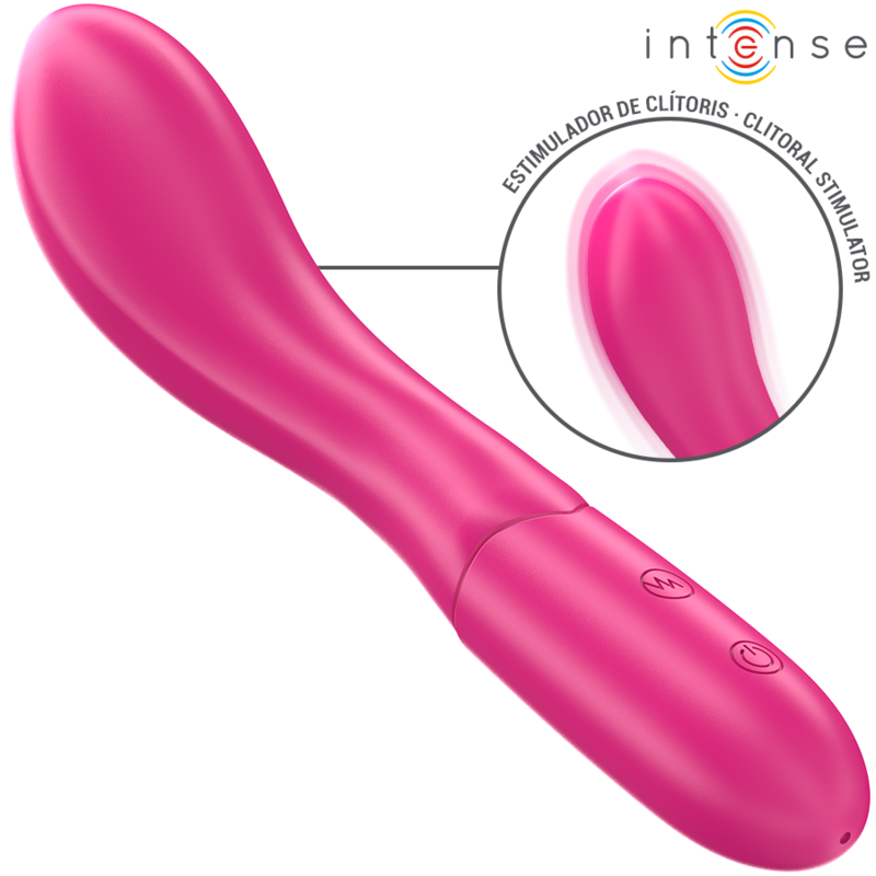 INTENSE - LISETTE VIBRATEUR 19 CM SOUPLE 10 VIBRATIONS ROSE - Sensualia