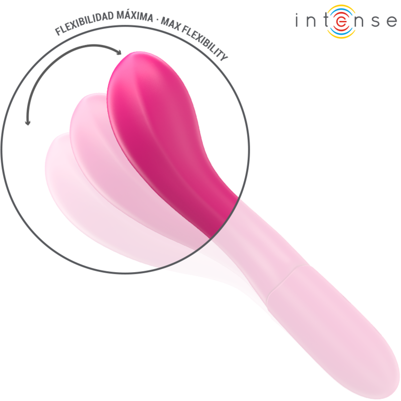 INTENSE - LISETTE VIBRATEUR 19 CM SOUPLE 10 VIBRATIONS ROSE - Sensualia