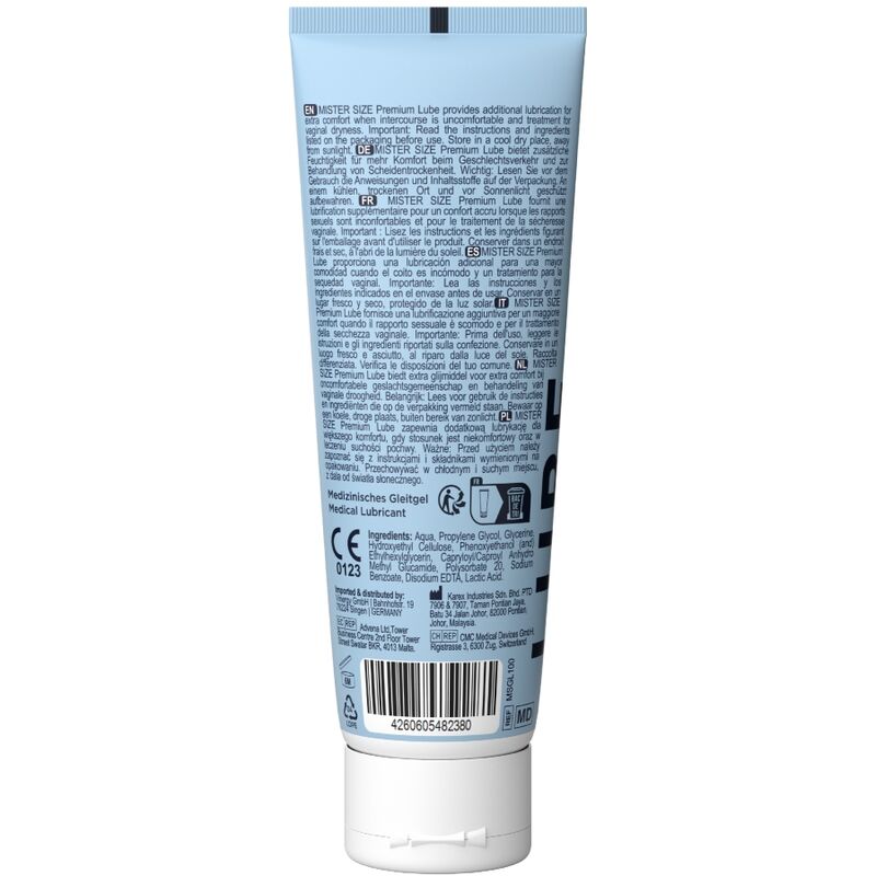 MISTER SIZE - LUBRIFIANT PREMIUM 100 ML - Sensualia