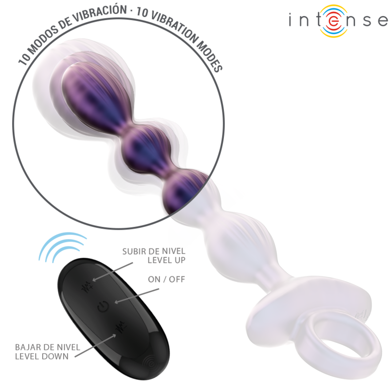 INTENSE - JACKIE PLUG ANAL VIBRANT MODÈLE 1 TÉLÉCOMMANDE - Sensualia