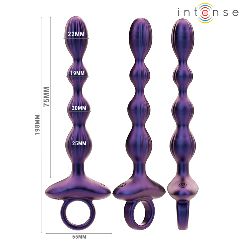 INTENSE - JACKIE PLUG ANAL VIBRANT MODÈLE 1 TÉLÉCOMMANDE - Sensualia