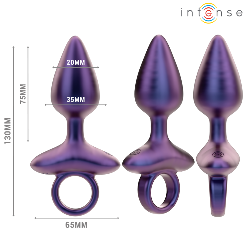 INTENSE - MICHAEL PLUG ANAL VIBRANT MODÈLE 2 TÉLÉCOMMANDE - Sensualia
