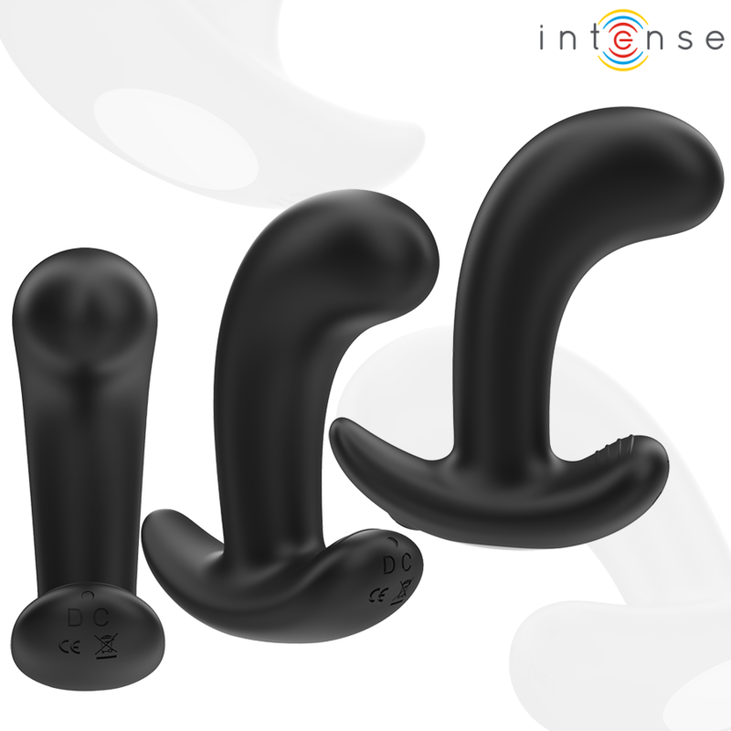INTENSE - CHANDLER ANAL PLUG 10 VIBRATIONS NOIR TÉLÉCOMMANDE - Sensualia