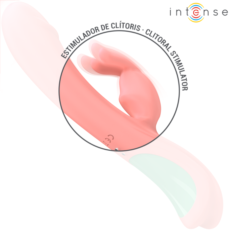 INTENSE - RACHEL VIBRATEUR RABBIT 5 VIBRATIONS ROSE - Sensualia
