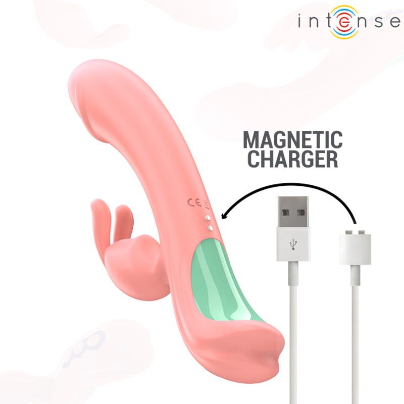 INTENSE - RACHEL VIBRATEUR RABBIT 5 VIBRATIONS ROSE - Sensualia