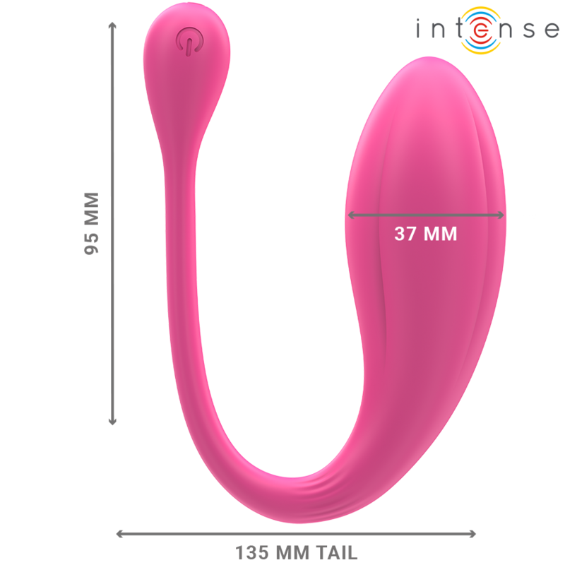 INTENSE - JANICE U VIBRATEUR DOUBLE STIMULATION 10 VIBRATIONS ROSE TÉLÉCOMMANDE - Sensualia