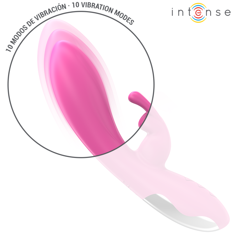 INTENSE - RANDALL VIBRATEUR RABBIT 10 VIBRATIONS ROSE - Sensualia