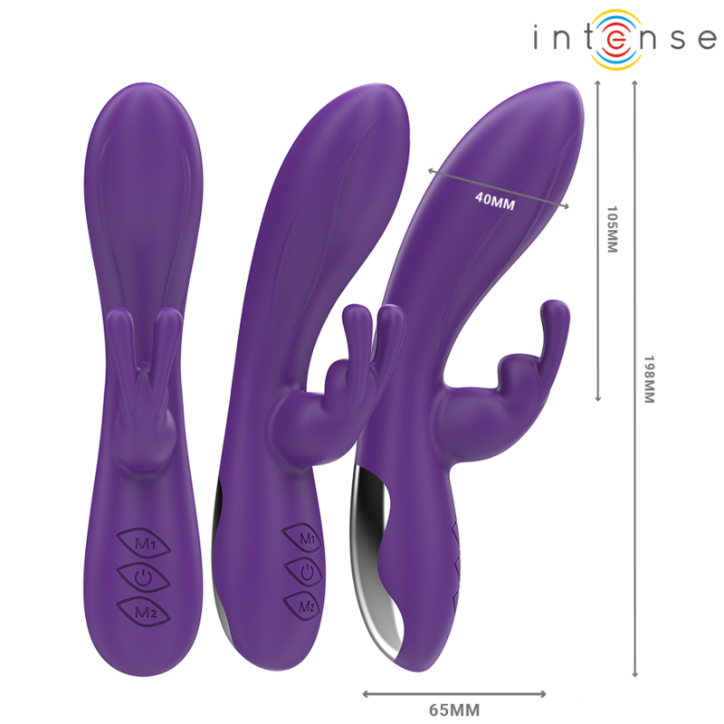 INTENSE - RANDALL VIBRATEUR RABBIT 10 VIBRATIONS VIOLET - Sensualia
