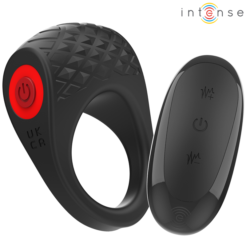 INTENSE - CLOVER VIBRATEUR ANNEAU PÉNIS 10 VIBRATIONS NOIR - Sensualia