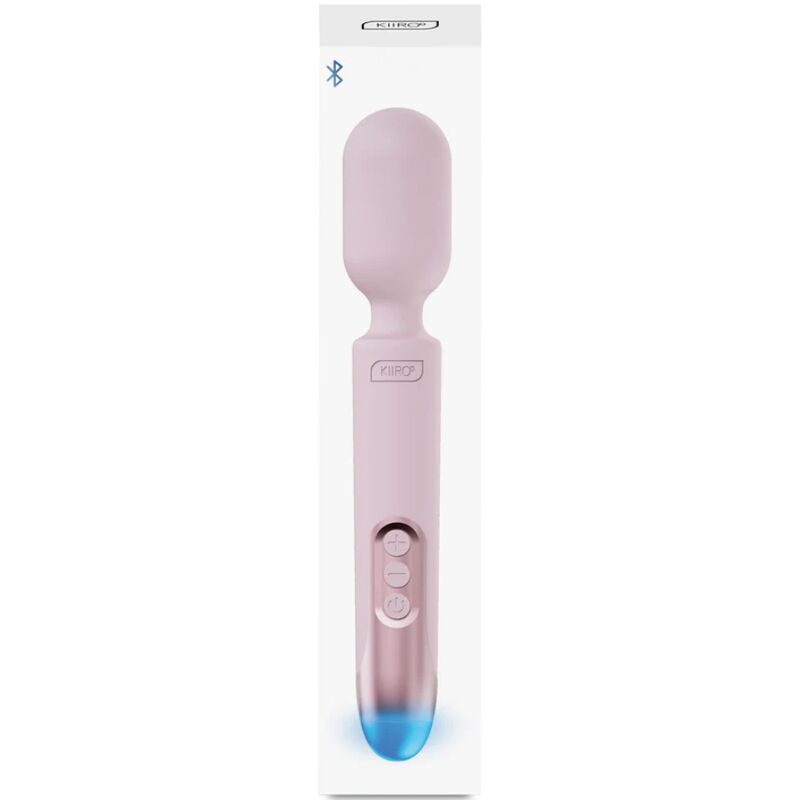 KIIROO - PROWAND VIBRATEUR WAND TÉLÉCOMMANDE + APPLICATION GRATUITE ROSE - Sensualia