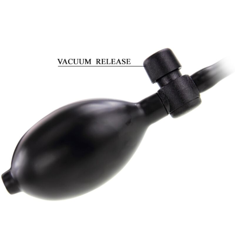 PRETTY LOVE - PLUG ANAL GONFLABLE NOIR - Sensualia