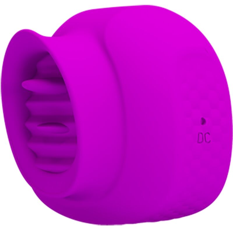 PRETTY LOVE - STIMULATEUR DE CLITORIS ESTELLE TONGUE 12 VIBRATIONS VIOLET - Sensualia