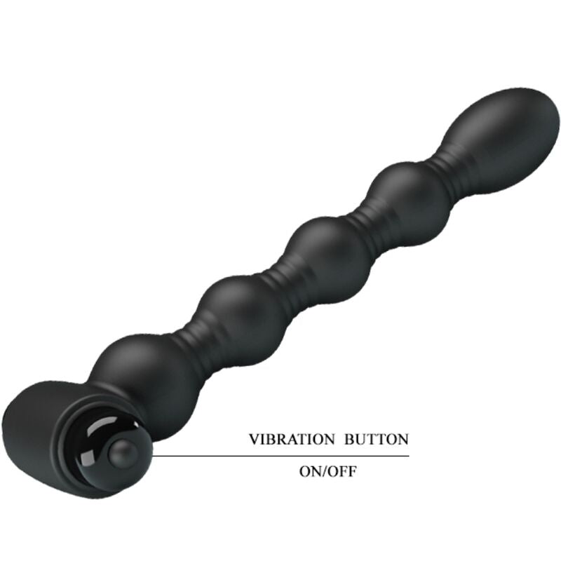 PRETTY LOVE - PLUG ANAL LYNN SILICONE 10 VIBRATIONS NOIR - Sensualia