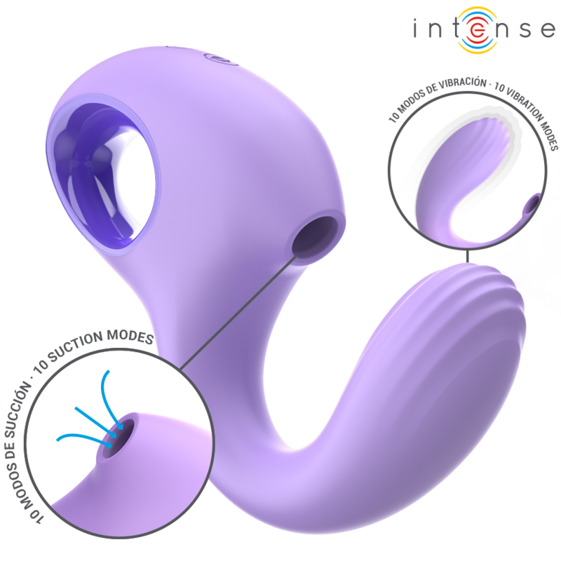 INTENSE - BAXTER VIBRATEUR & STIMULATEUR VIOLET - Sensualia