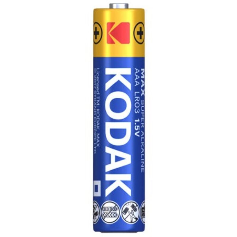 KODAK - PACK DE PILES ALCALINES MAX AAA LR03*20 PILES - Sensualia