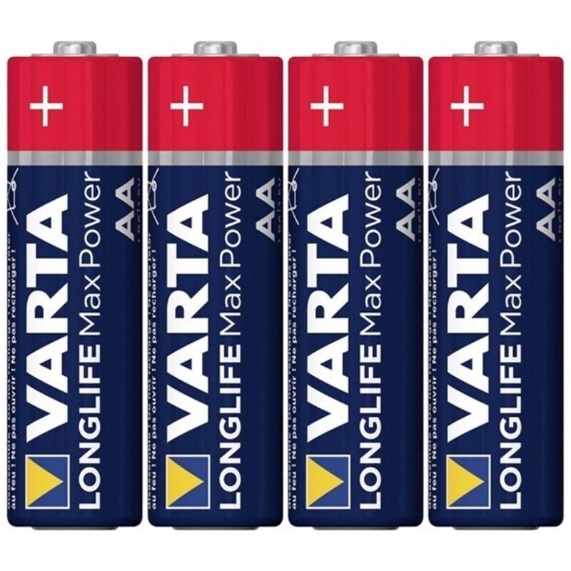 VARTA - PILE RÉTRACTABLE ALCALINE MAX POWER AA LR6*4 - Sensualia