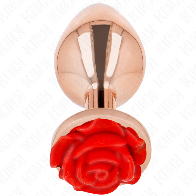 KINK - PLUG ANAL OR ROSE AVEC ROSE ROUGE L - Sensualia