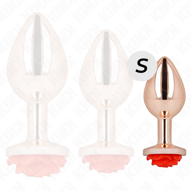 KINK - PLUG ANAL OR ROSE AVEC ROSE ROUGE S - Sensualia