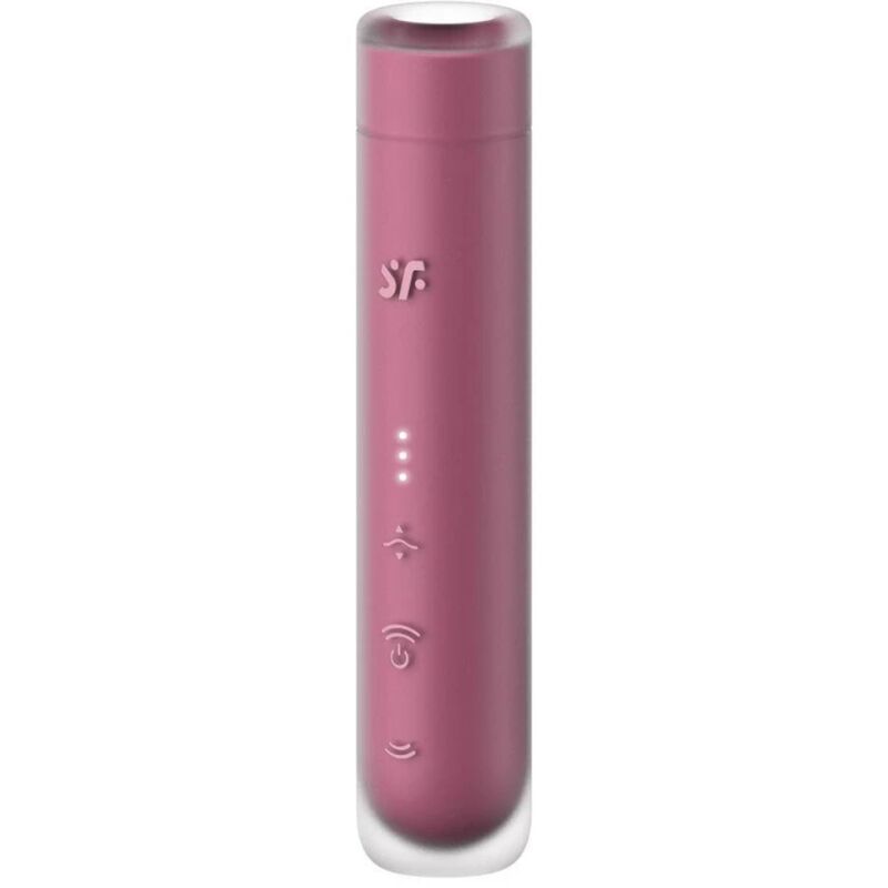 SATISFYER - STIMULATEUR DE CLITORIS FIRST KISS WAVE GARNET - Sensualia
