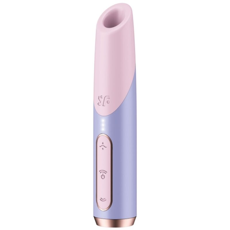 SATISFYER - BOLD KISS WAVE STIMULATEUR DE CLITORIS ROSE / VIOLET - Sensualia