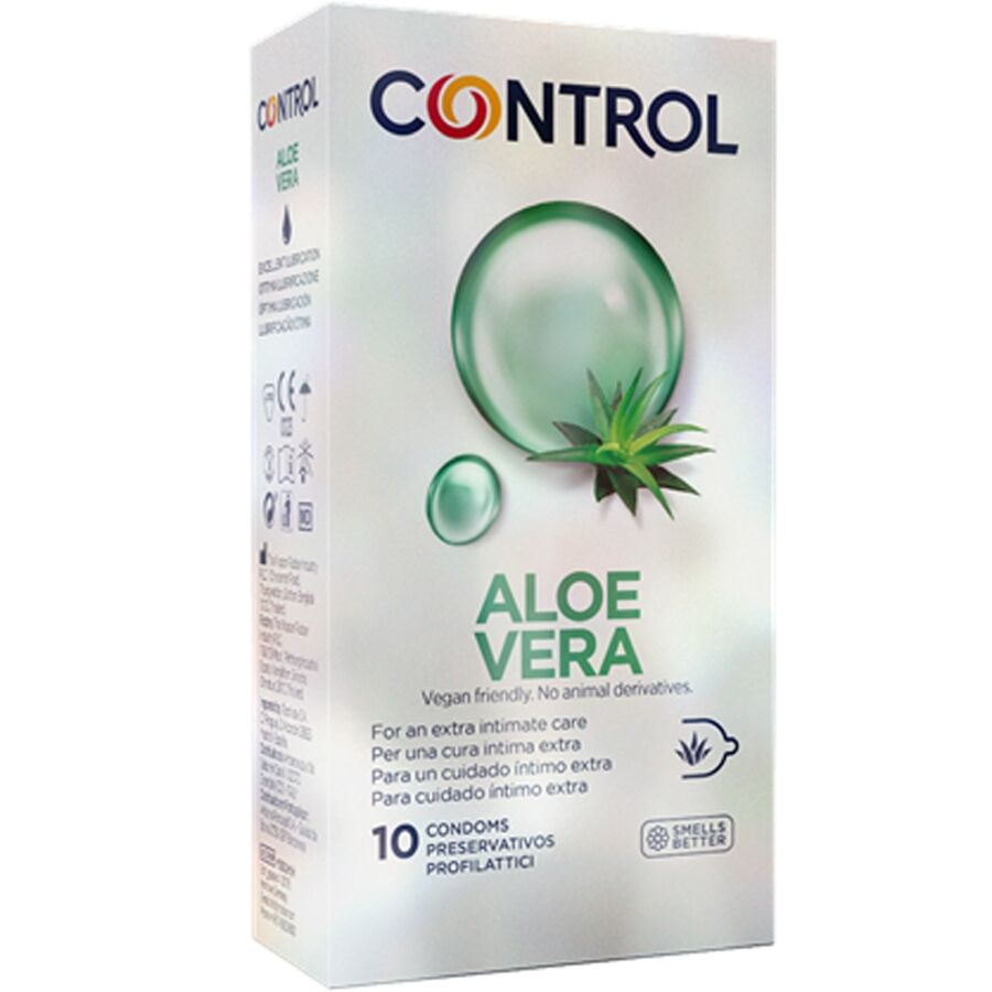 CONTROL - PRÉSERVATIFS À L'ALOE VERA 10 UNITÉS - Sensualia
