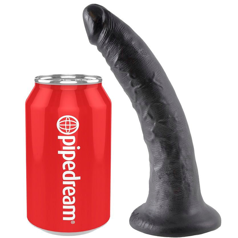 KING COCK - 7 GODE NOIR 17.8 CM - Sensualia