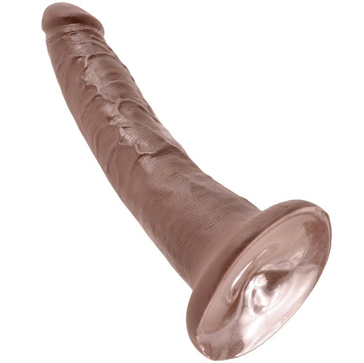 KING COCK - 7 GODE CHOCOLAT 17.8 CM - Sensualia