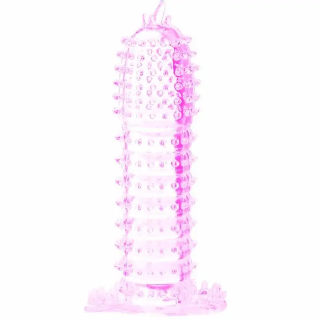 BAILE - GAINE PÉNIENNE POINTS STIMULANTS ROSE 14 CM - Sensualia