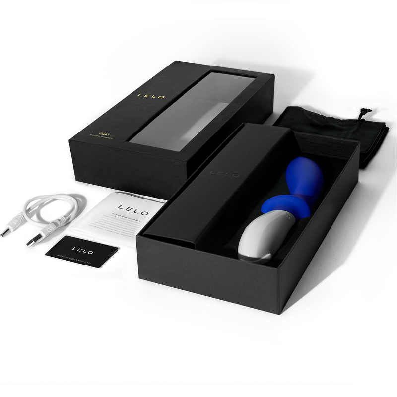 LELO - VIBRATEUR PROSTATAIRE LOKI BLEU - Sensualia