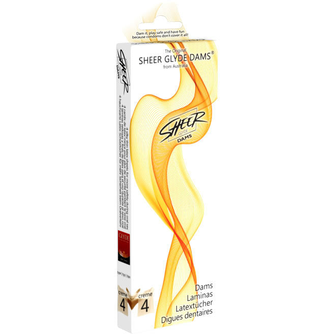 SHEER GLYDE - DAMS LAMINAS LATEX SEXE ORAL VANILLE - Sensualia
