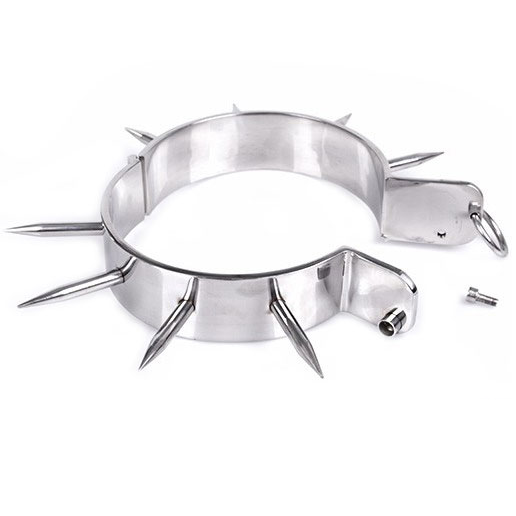 METAL HARD - COLLIER DESCLAVE BDSM AVEC POINTES - Sensualia