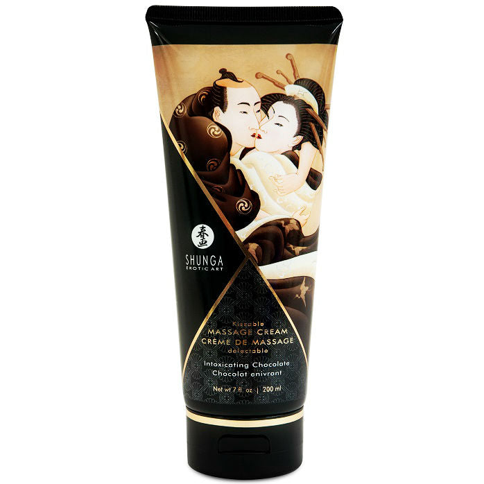 SHUNGA - CRÈME DE MASSAGE AU CHOCOLAT 200 ML - Sensualia
