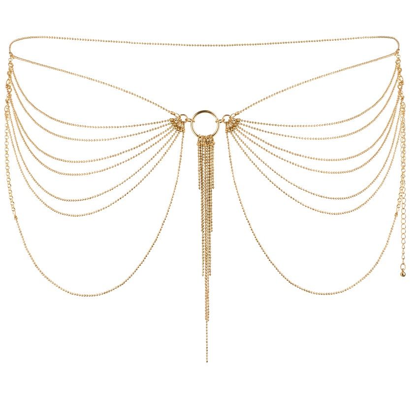 BIJOUX - MAGNIFIQUE BIJOU CHAÎNE MÉTAL POUR TAILLE DORÉE - Sensualia