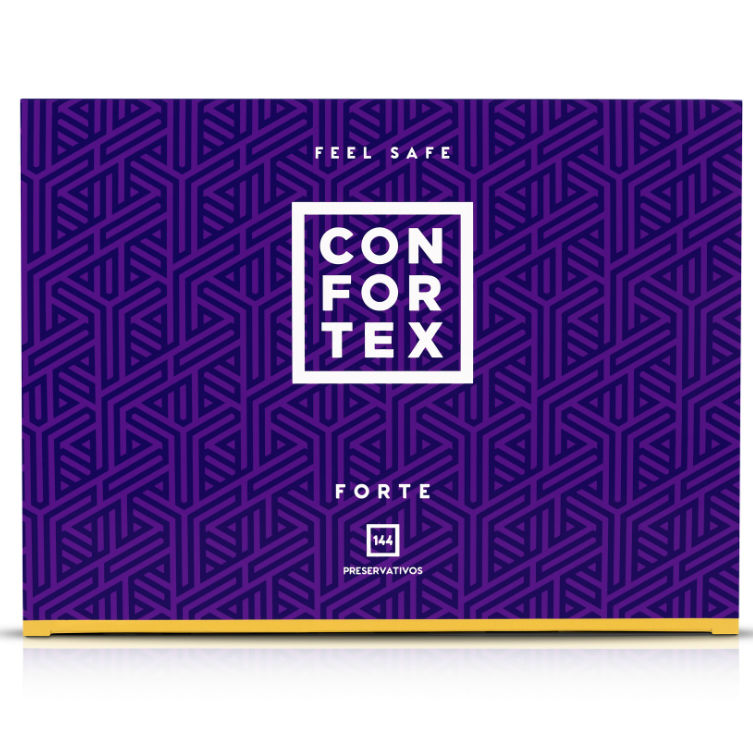 CONFORTEX - NATURE FORTE CONDOMS 144 UNITÉS - Sensualia