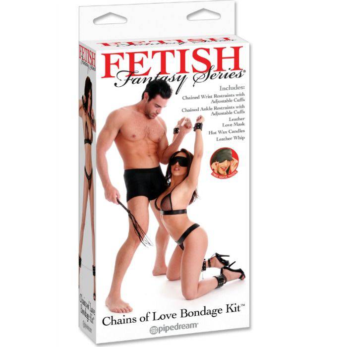 FETISH FANTASY SERIES - KIT DE BONDAGE CHAÎNES DAMOUR - Sensualia