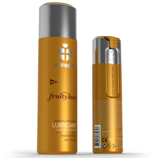 SWEDE - FRUITY LOVE LUBRIFIANT MIEL DE FRUITS TROPICAUX 50 ML - Sensualia