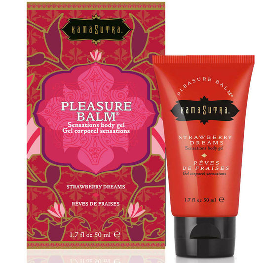 KAMASUTRA - BAUME DE PLAISIR STIMULANT SAVEUR RÊVES DE FRAISE 50ML - Sensualia