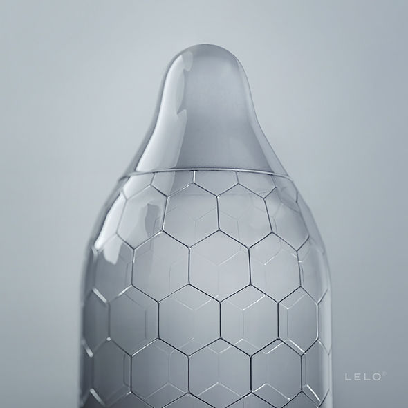 LELO - BOÎTE DE PRÉSERVATIFS HEX 12 UNITÉS - Sensualia