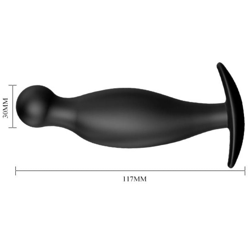PRETTY LOVE - PLUG ANAL EN SILICONE E 11.7 CM NOIR - Sensualia