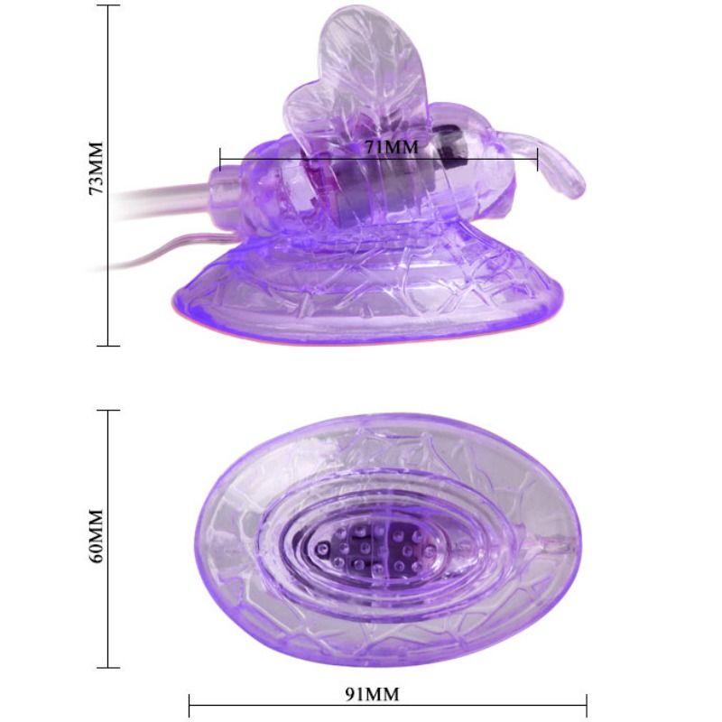 BAILE - PAPILLON VIBRANT DE STIMULATION CLITORIS LILAS - Sensualia