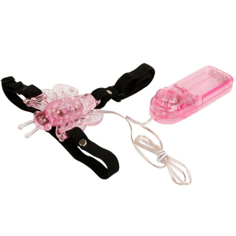 BAILE - HARNAIS AVEC PAPILLON VIBRANT MULTIVITESSES - Sensualia