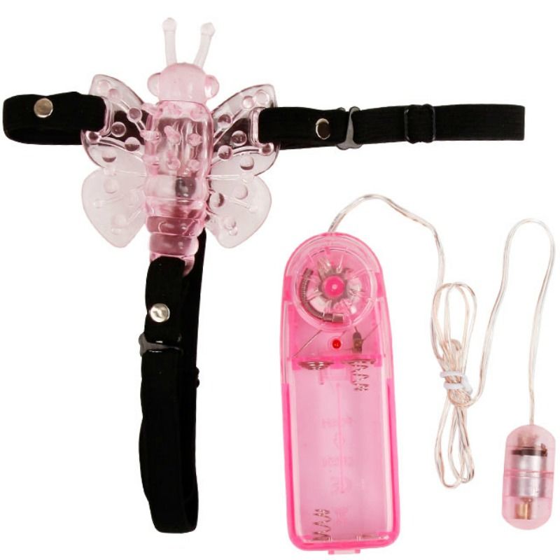 BAILE - HARNAIS AVEC PAPILLON VIBRANT MULTIVITESSES - Sensualia