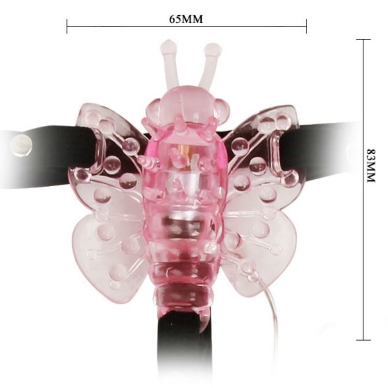 BAILE - HARNAIS AVEC PAPILLON VIBRANT MULTIVITESSES - Sensualia