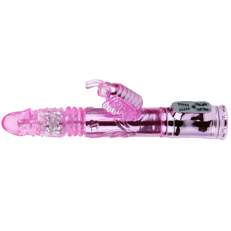 BAILE - VIBRATEUR RECHARGEABLE AVEC STIMULATEUR DE PAPILLON ROTATION ET THROBBING - Sensualia