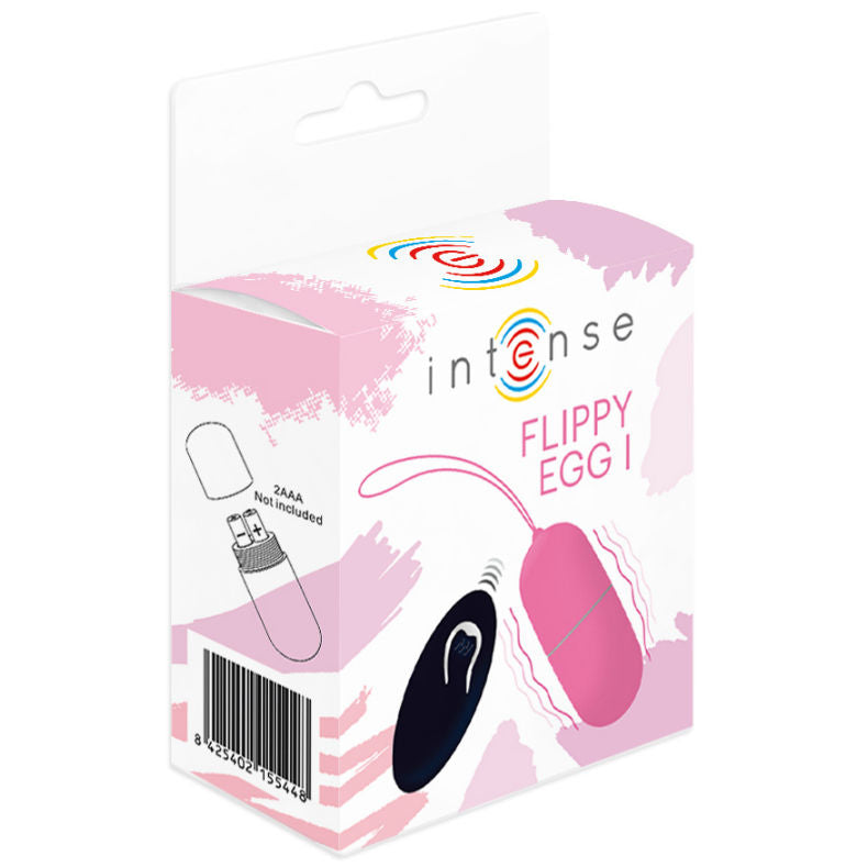 INTENSE - OEUF VIBRANT FLIPPY I AVEC TÉLÉCOMMANDE ROSE - Sensualia