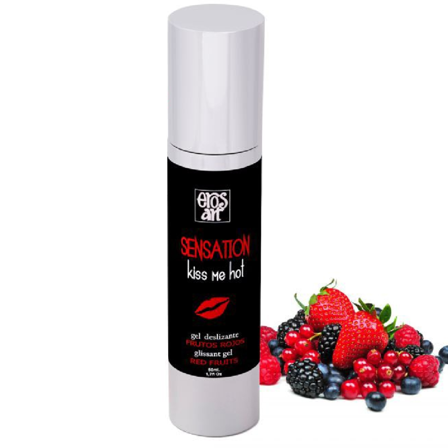 EROS-ART - SENSATTION LUBRIFIANT NATUREL FRUITS ROUGES 50 ML - Sensualia