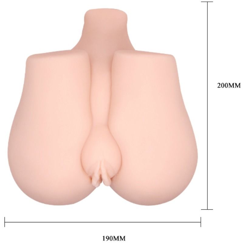 CRAZY BULL - VAGIN ET ANUS RÉALISTES AVEC POSITION DE VIBRATION 3 - Sensualia