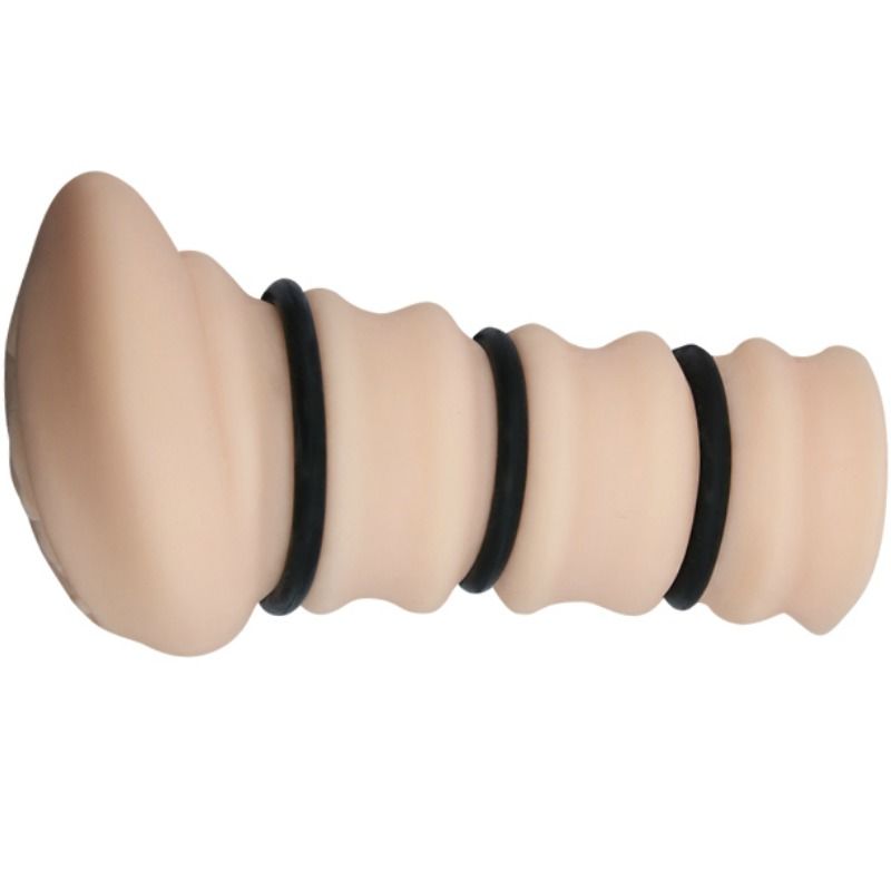 CRAZY BULL - MASTURBADOR AVEC ANNEAUX MODÈLE VAGIN 2 - Sensualia