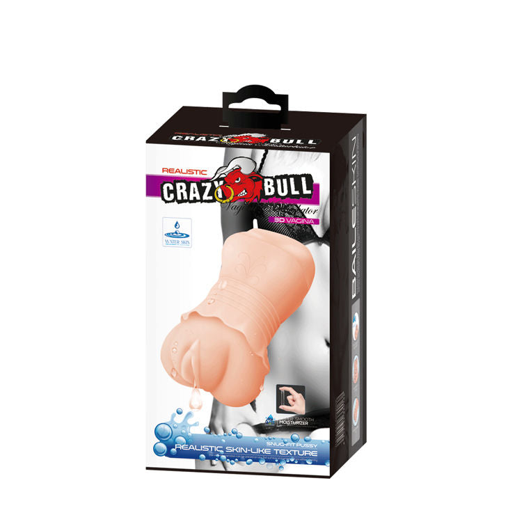 CRAZY BULL - MASTURBADEUR PEAU D'EAU MODÈLE VAGIN 2 - Sensualia